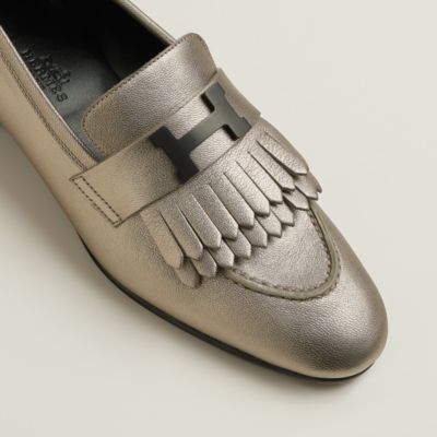 ベージュ/ナチュラル - レディス レザーモカシン＆ミュール | Hermès